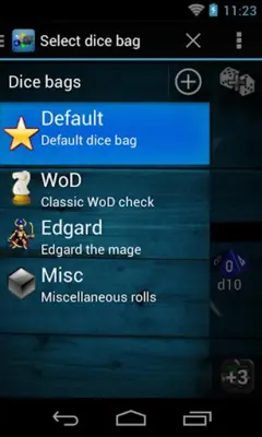 Quick Dice Roller android App screenshot 5